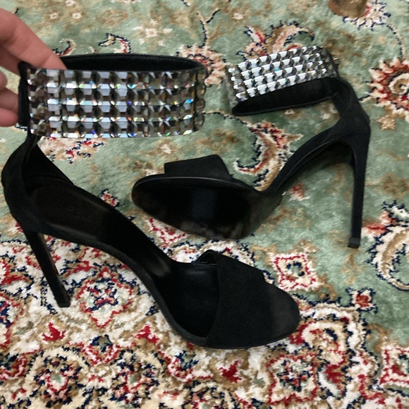 Gucci crystal ankle cuff heels - Picture 6 of 17